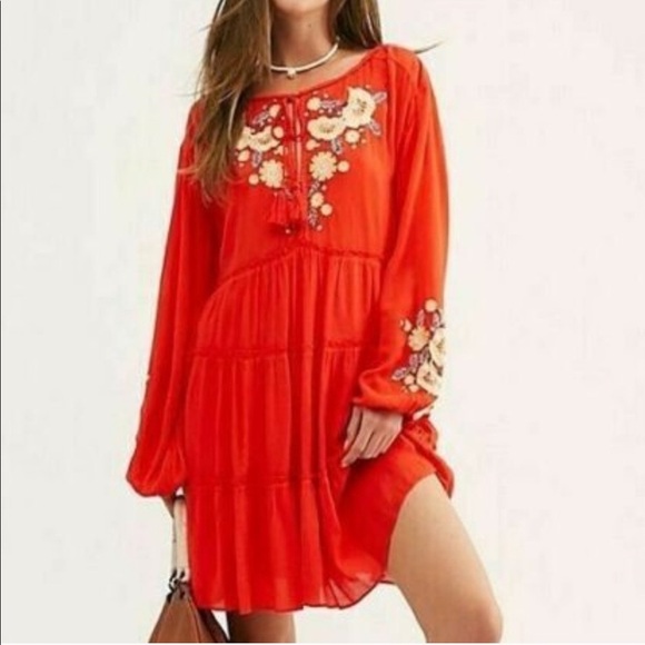 Free People Spell On You Embroidered Mini Dress - www.panoramagroup.in